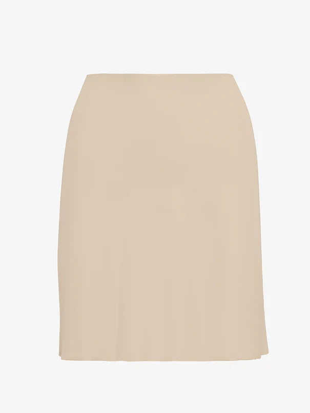 Beige skirt on a white background