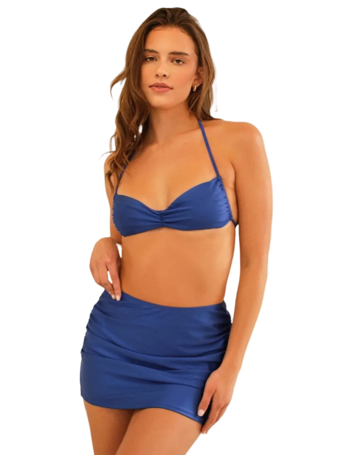 Lucky Swim Shimmer Mini Skirt Cover Up - OLIVIA PAISLEY