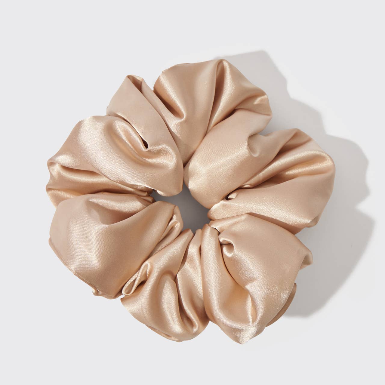 Holiday Cloud 9 Satin Pillow Scrunchie 1pc - Champagne - OLIVIA PAISLEY