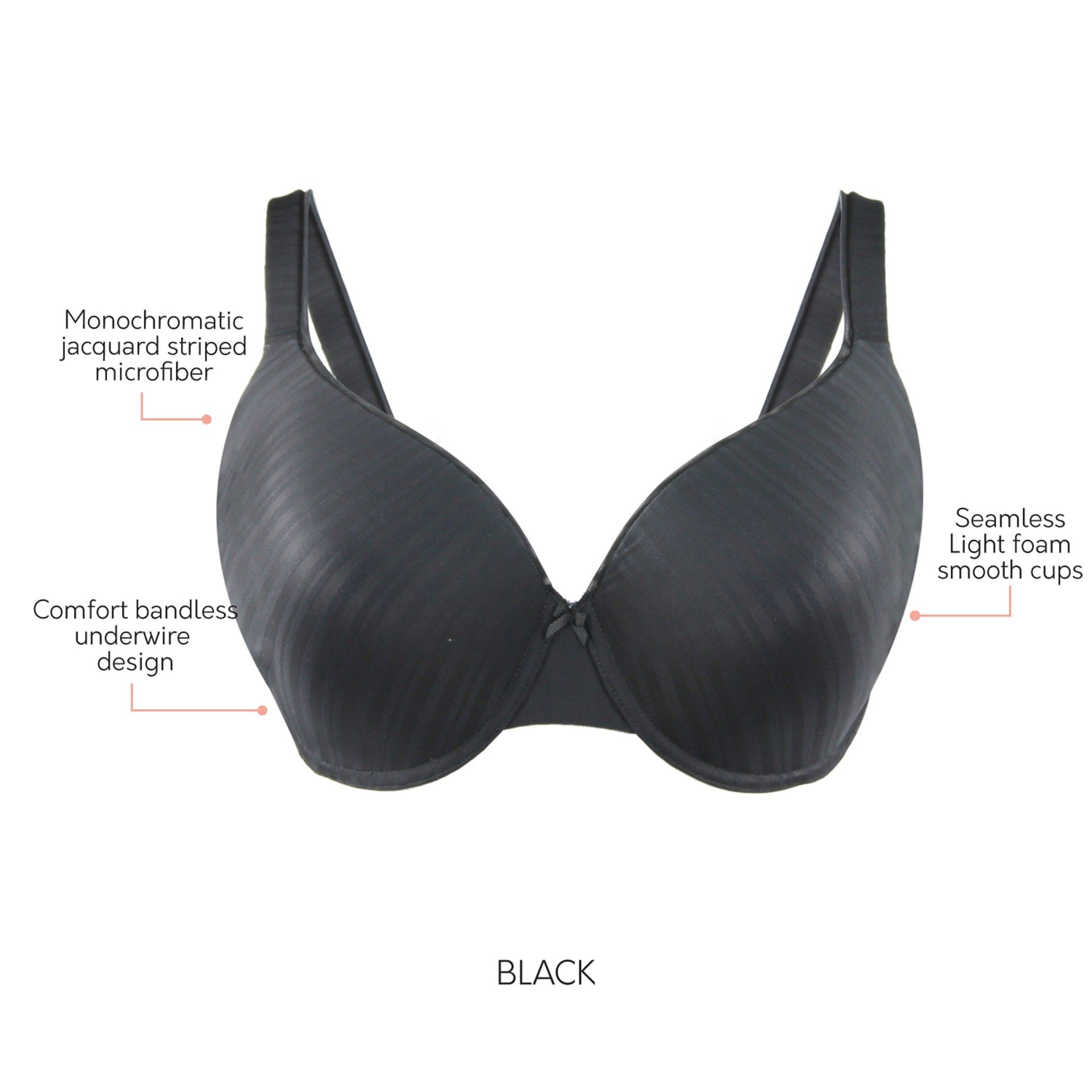 Ultimate Comfort Full Coverage Women's T-Shirt Bra - OLIVIA PAISLEY