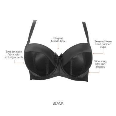 Parfait Charlotte Color Satin Underwire Padded Bra