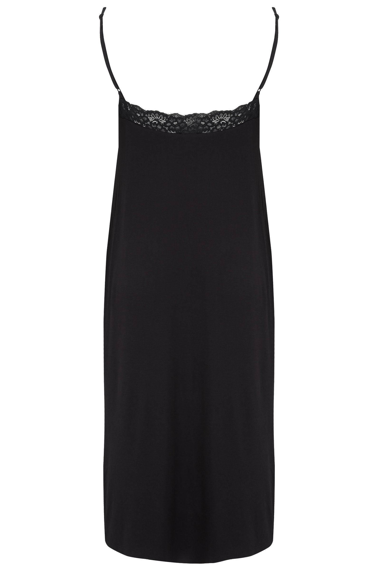 Comfortable Lace Hidden Support Midi Chemise - OLIVIA PAISLEY