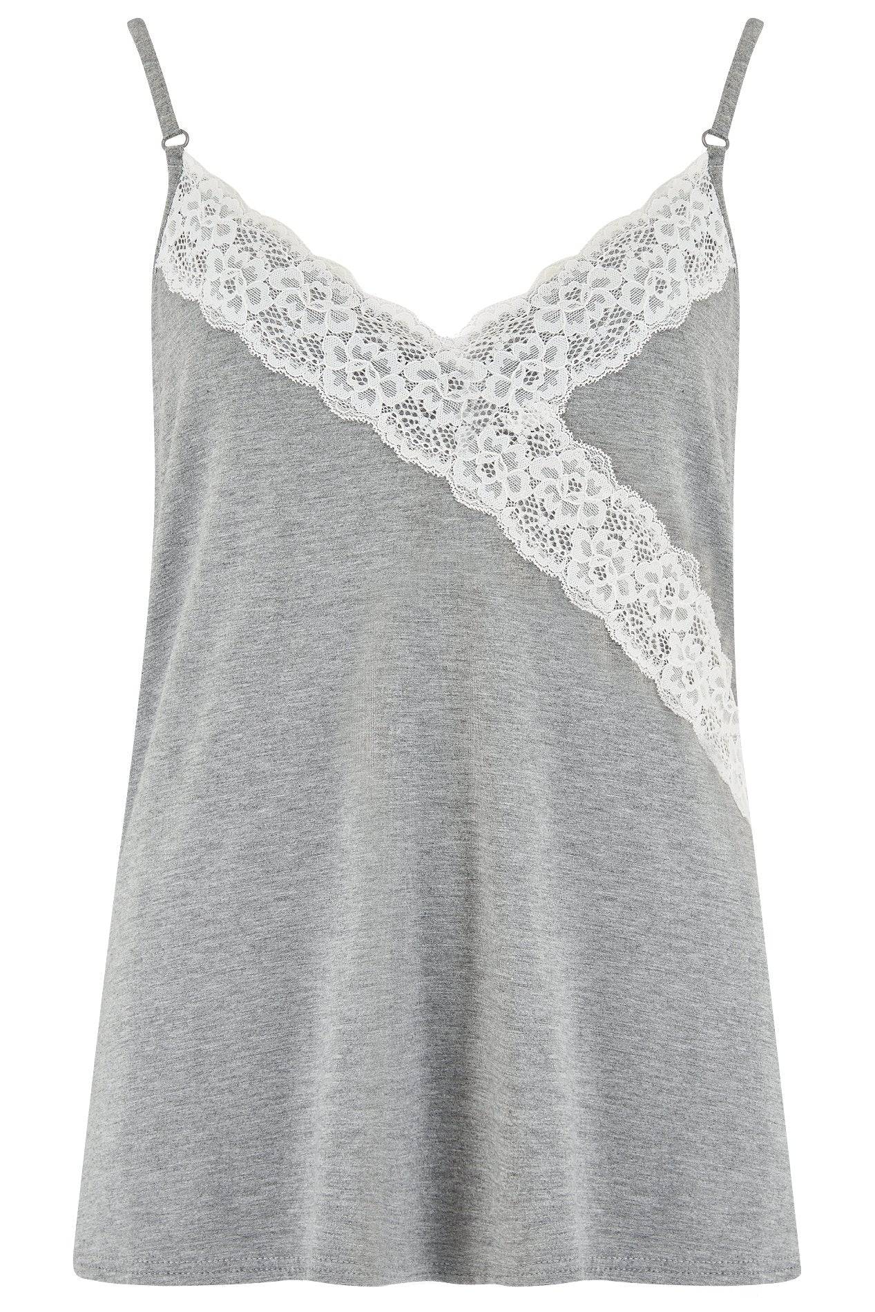 Sofa Loves Lace Soft Jersey Cami - OLIVIA PAISLEY