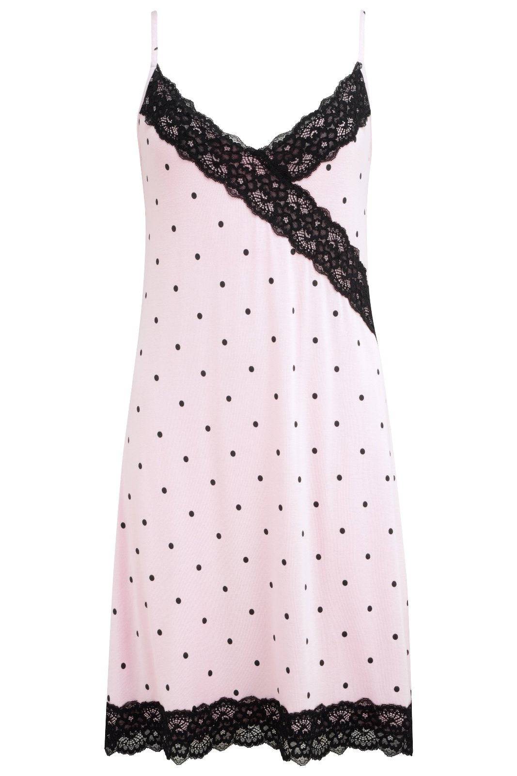 Sofa Loves Lace Hidden Support Soft Jersey Chemise - OLIVIA PAISLEY