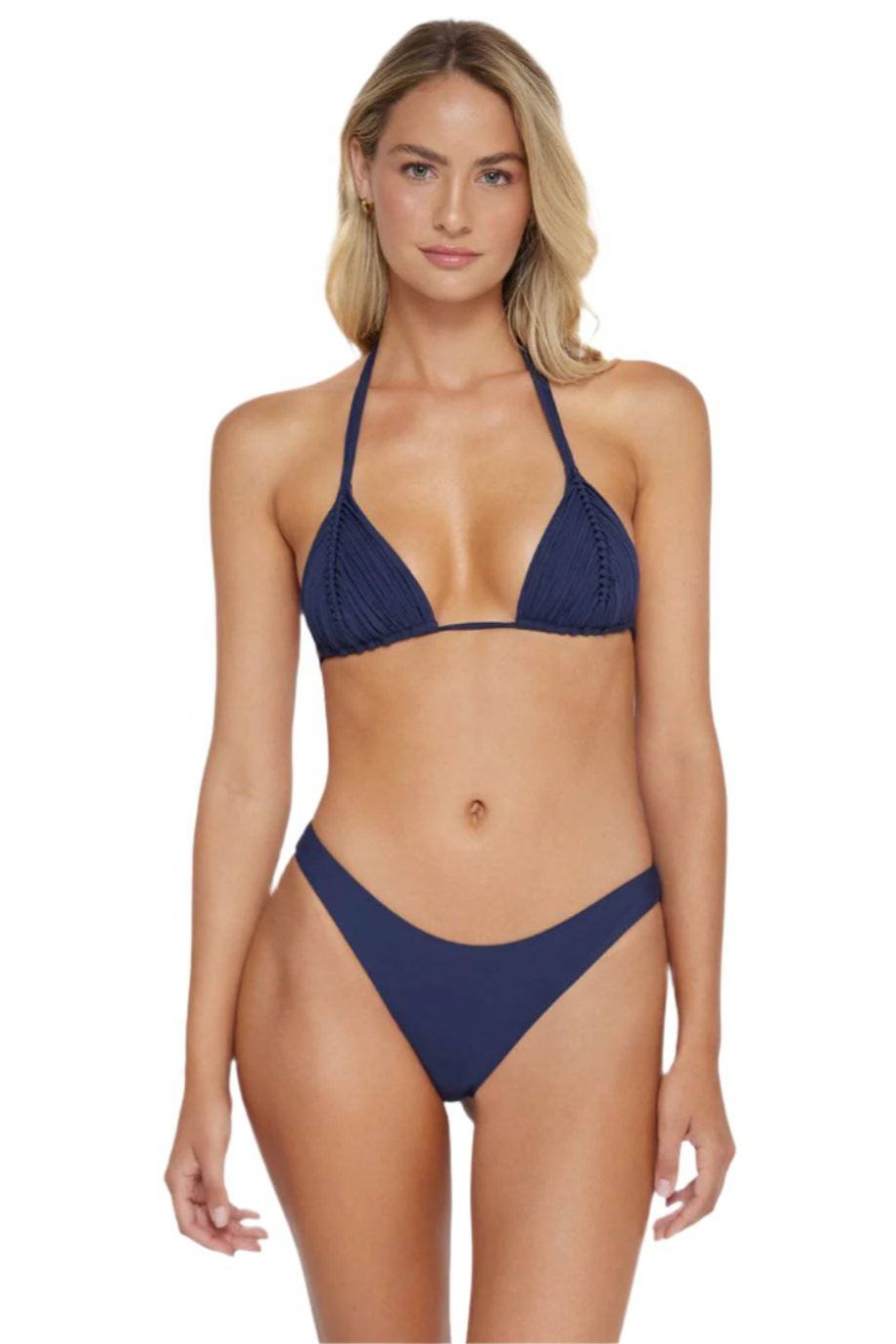 Isla Tri Braided Triangle Bikini Top - OLIVIA PAISLEY