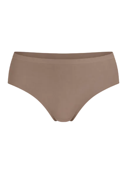 Brown underwear on a white background