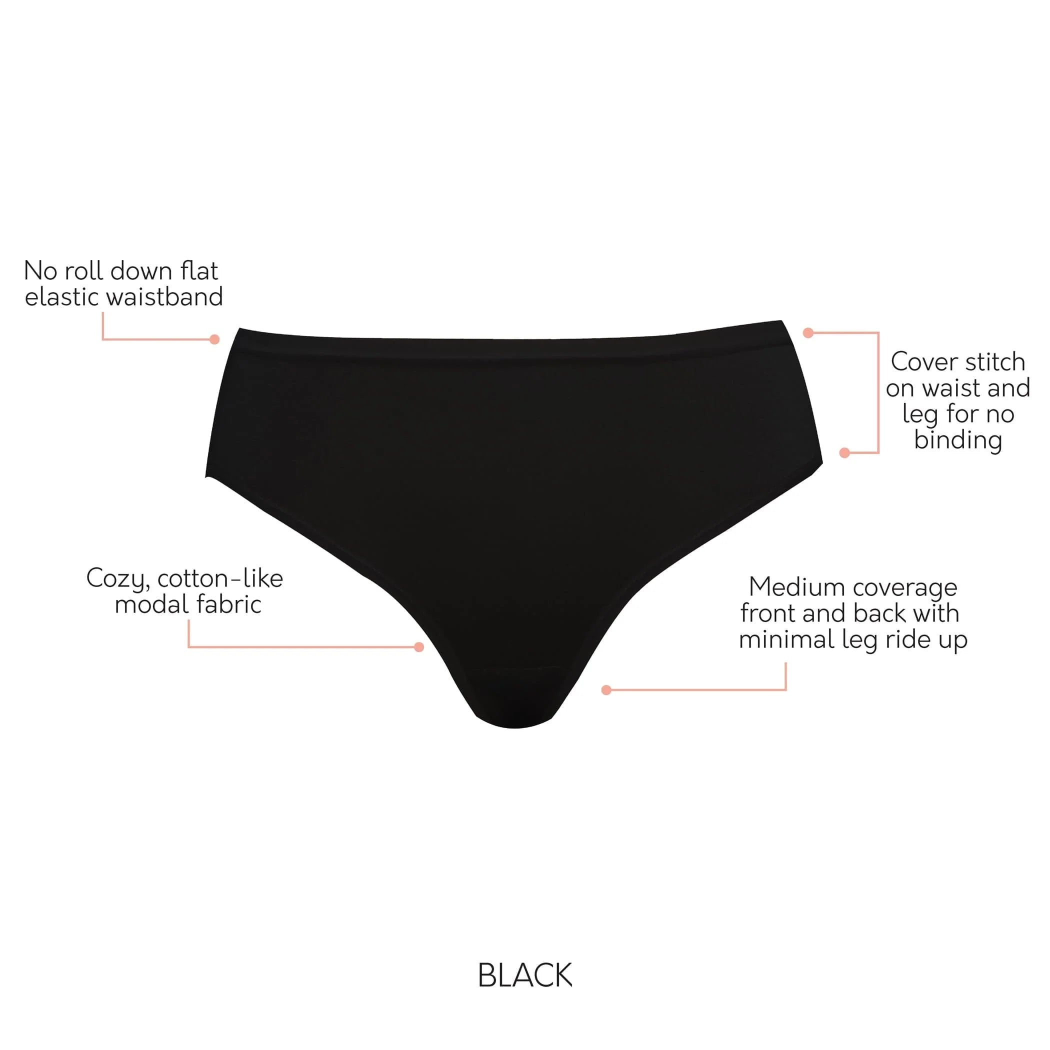 Cozy Full Coverage Hipster Underwear