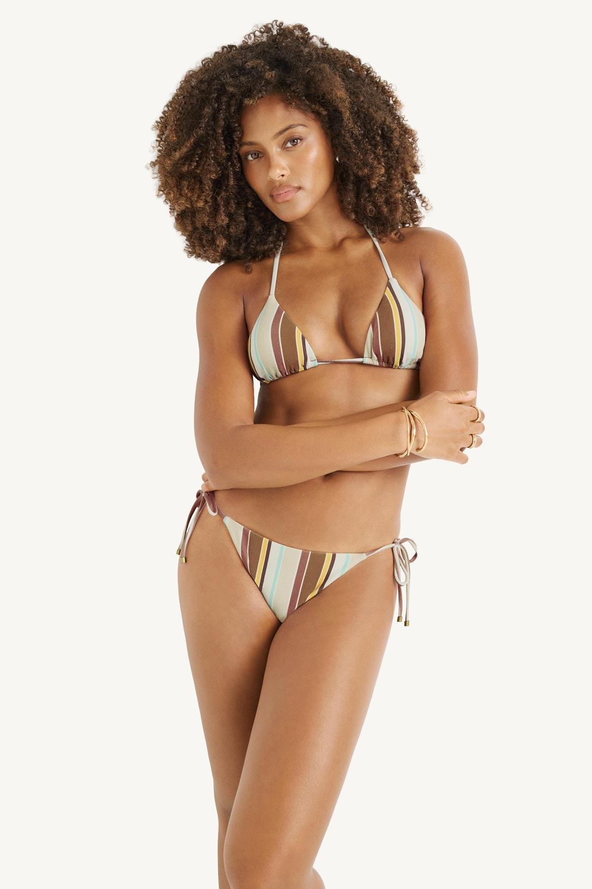 Gia Triangle Swim Bikini Top