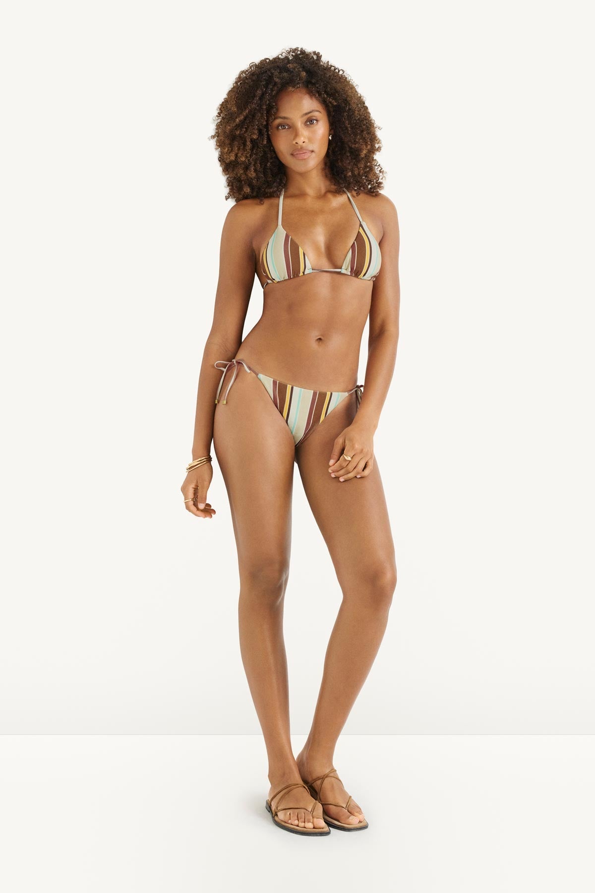 Gia Triangle Swim Bikini Top