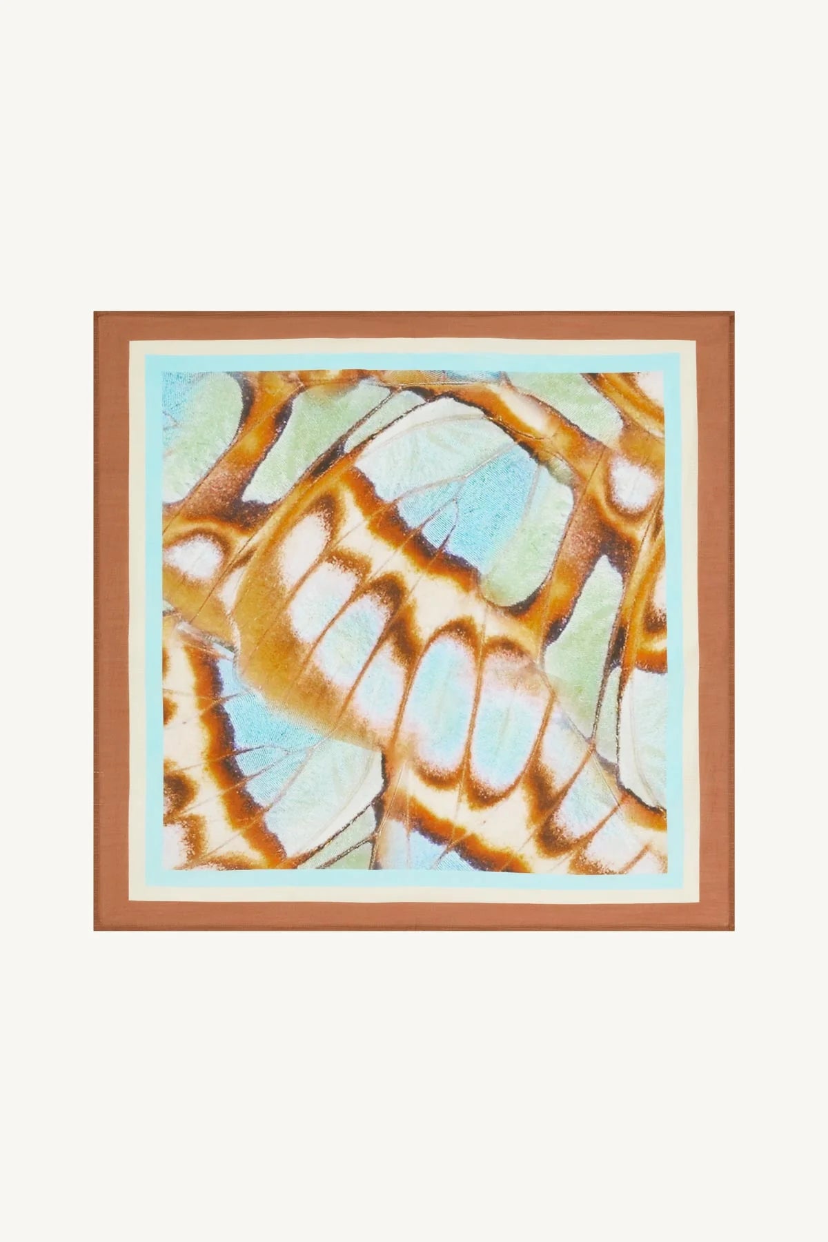 Framed artwork with abstract design on a white background