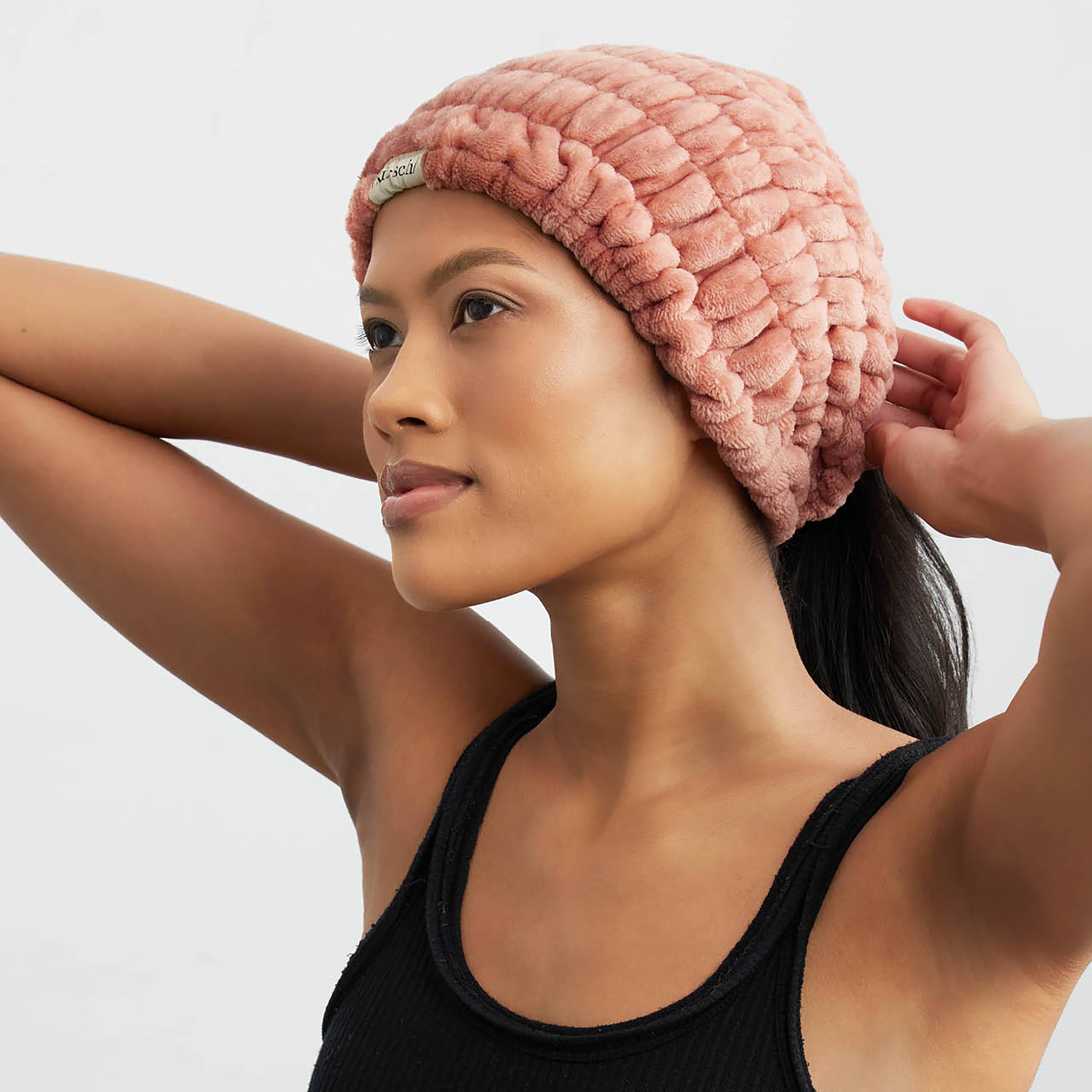 Extra Wide Spa Headband Dusty Rose