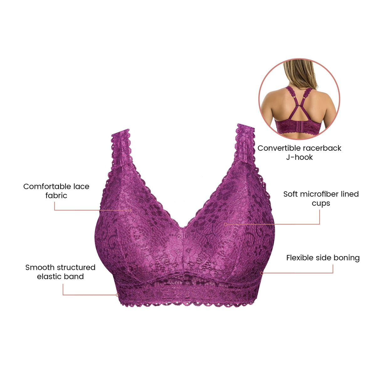 Parfait Adriana Bralette Wire-Free