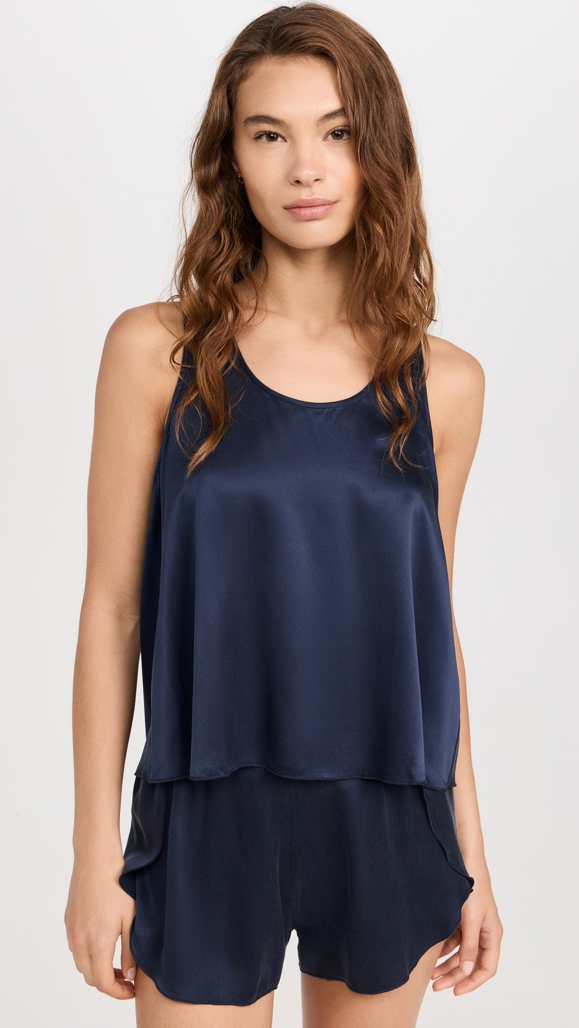 Washable Silk Set Tank Short - OLIVIA PAISLEY 