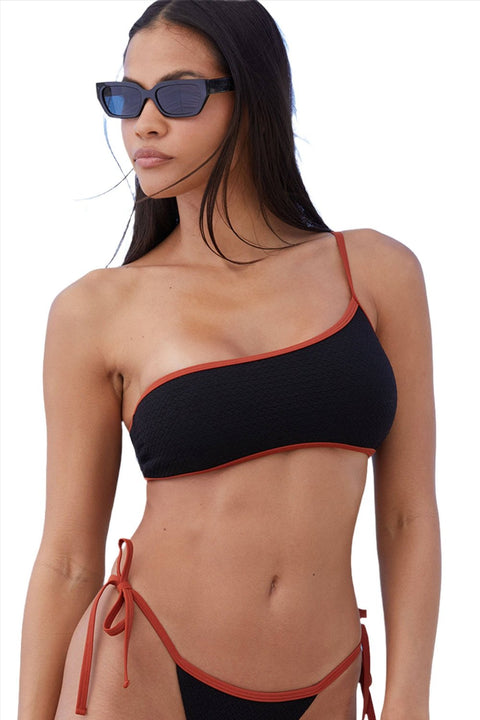 Relly Contrast Band Bikini Top